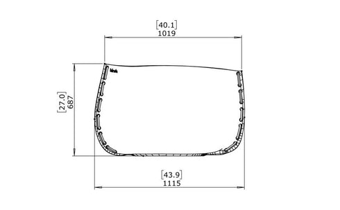 Blinde Design Stitch 100 Concrete Planter - Graphite Finish - BLD.1.P.STI.100.Y.GH